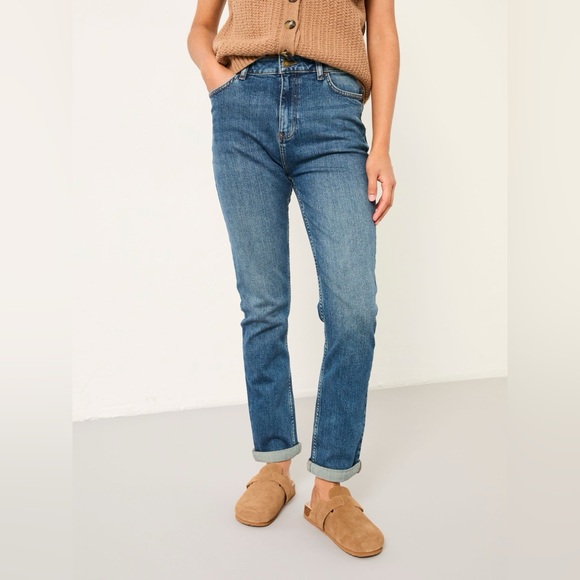 Fat Face Denim - NEW Fat Face Chesham Girlfriend Jeans Denim High Rise Size 2